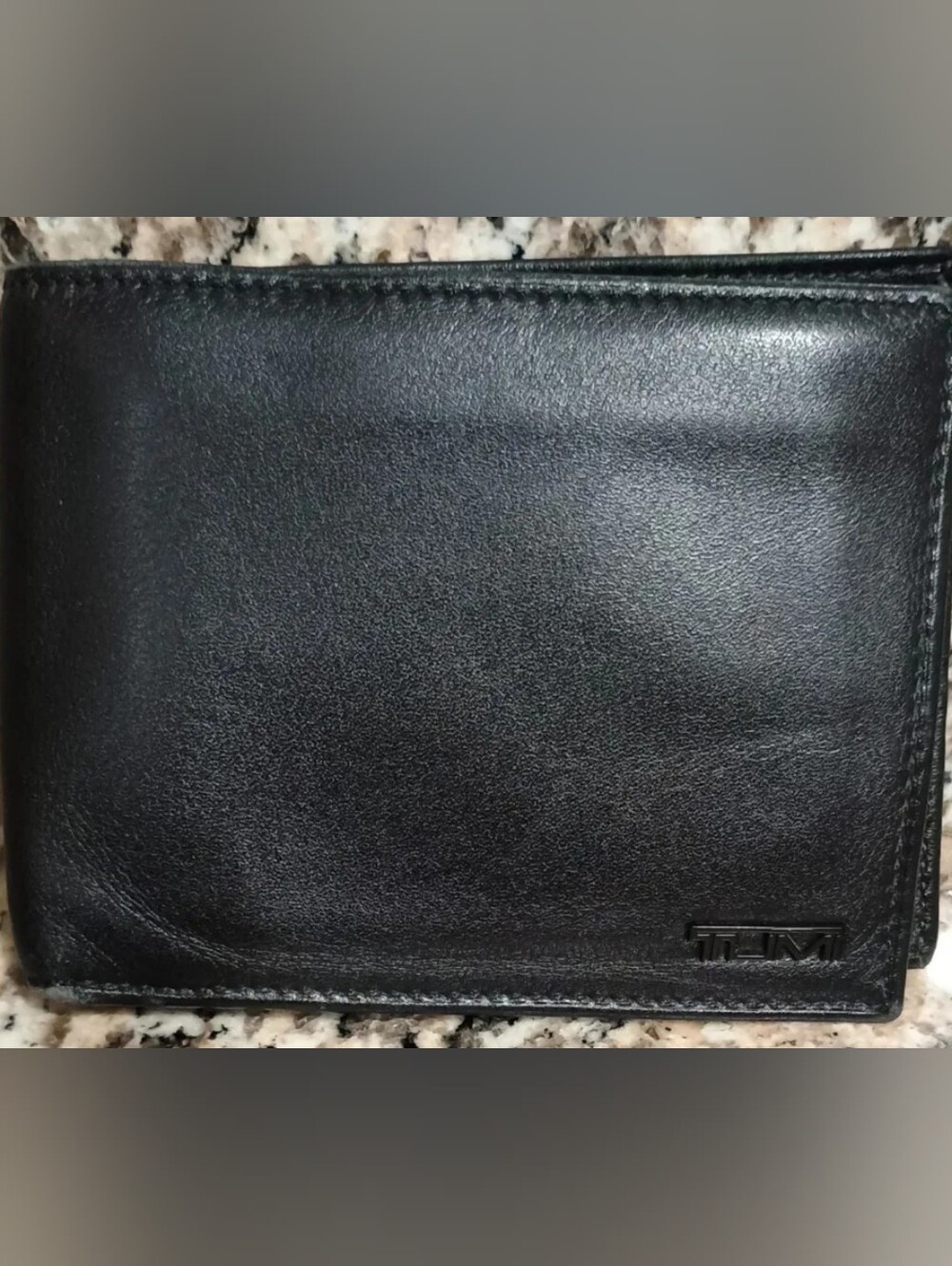 Tumi Black Leather Men's Wallet